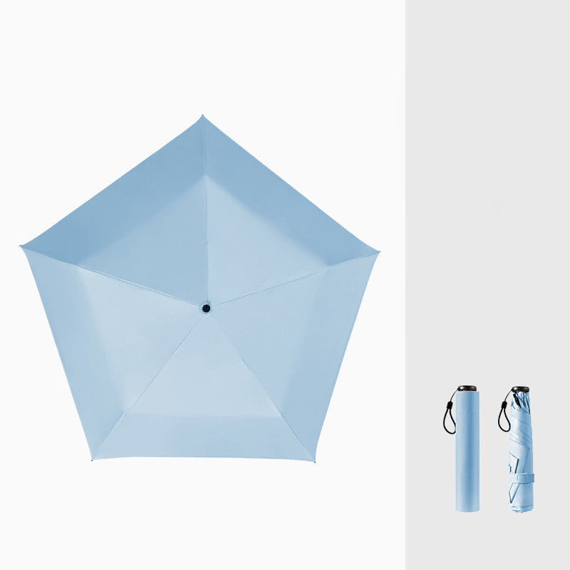 ☂️ Ombrello parasole ultraleggero in fibra di carbonio | 🚶 Per gli spostamenti quotidiani, i viaggi e le attività all’aperto – 103 g, chiuso 20 cm | UPF 50+, blocca il 99,9% dei raggi UV | Isolamento termico e raffreddamento