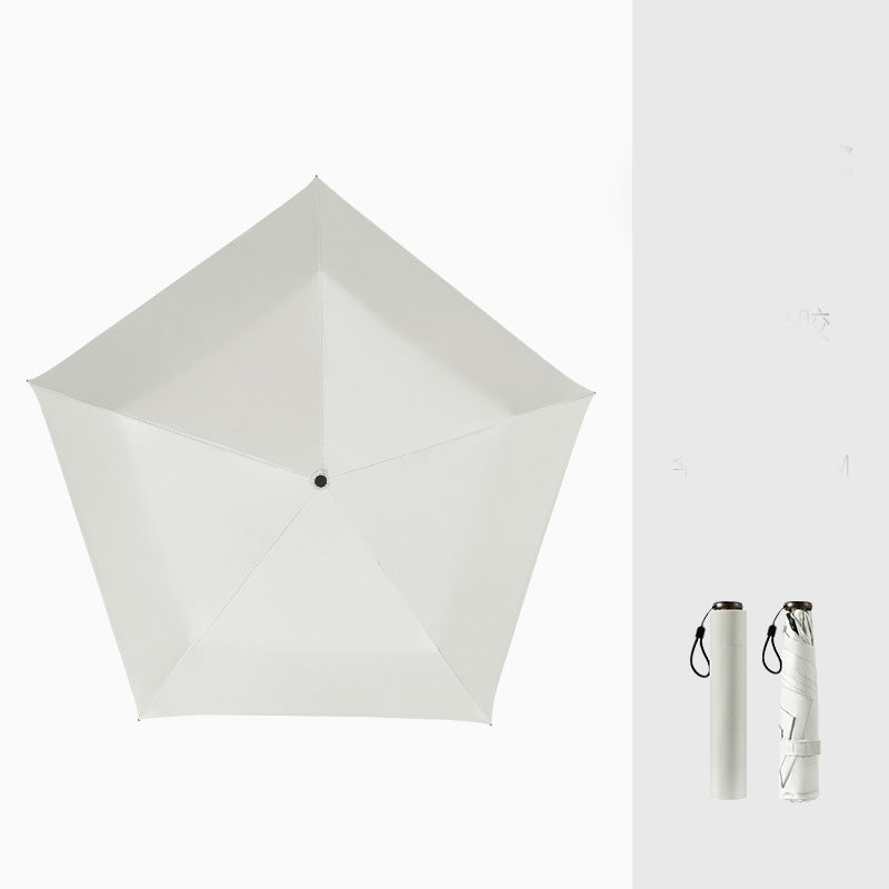 ☂️ Ombrello parasole ultraleggero in fibra di carbonio | 🚶 Per gli spostamenti quotidiani, i viaggi e le attività all’aperto – 103 g, chiuso 20 cm | UPF 50+, blocca il 99,9% dei raggi UV | Isolamento termico e raffreddamento