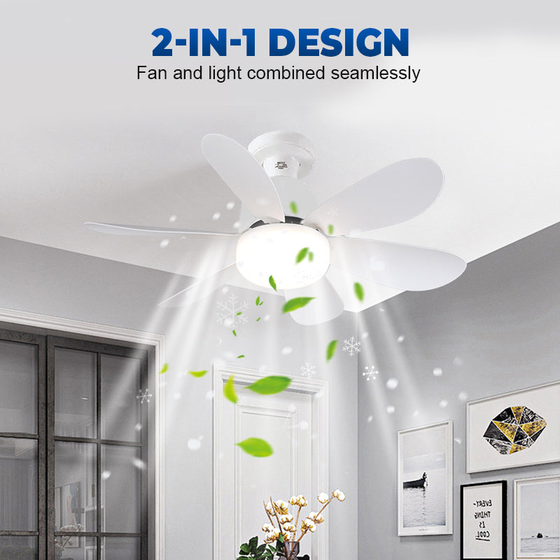 🔥ULTIMO GIORNO - 50% DI SCONTO🌬️ Ventilatore da soffitto 2 in 1 con telecomando e luce LED – A risparmio energetico, motore silenzioso e perfetto per il comfort di casa 🏠