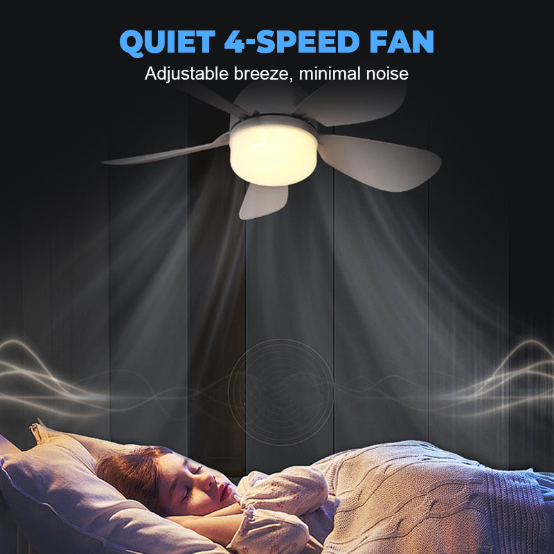 🔥ULTIMO GIORNO - 50% DI SCONTO🌬️ Ventilatore da soffitto 2 in 1 con telecomando e luce LED – A risparmio energetico, motore silenzioso e perfetto per il comfort di casa 🏠