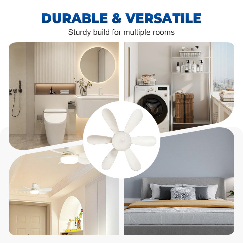 🔥ULTIMO GIORNO - 50% DI SCONTO🌬️ Ventilatore da soffitto 2 in 1 con telecomando e luce LED – A risparmio energetico, motore silenzioso e perfetto per il comfort di casa 🏠
