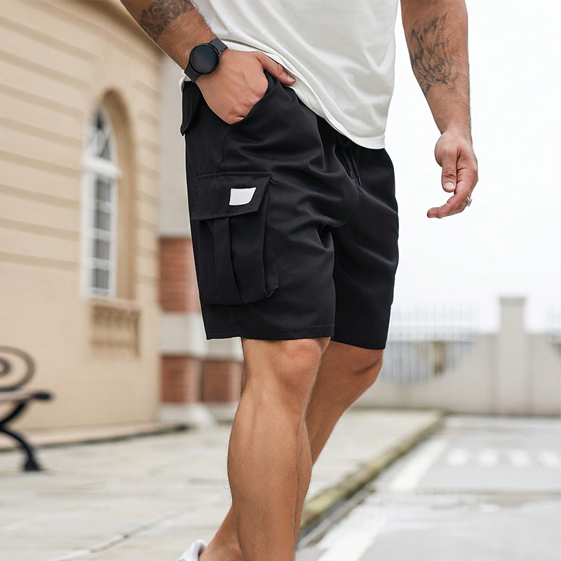 🩳50% DI SCONTO !!✨ Pantaloncini cargo casual da uomo – Tessuto traspirante, vita regolabile e tasche multiple – Un capo indispensabile per l'estate ☀️