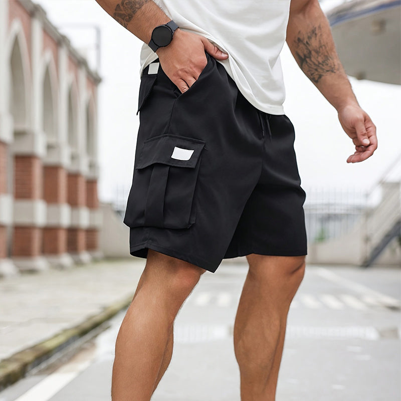 🩳50% DI SCONTO !!✨ Pantaloncini cargo casual da uomo – Tessuto traspirante, vita regolabile e tasche multiple – Un capo indispensabile per l'estate ☀️