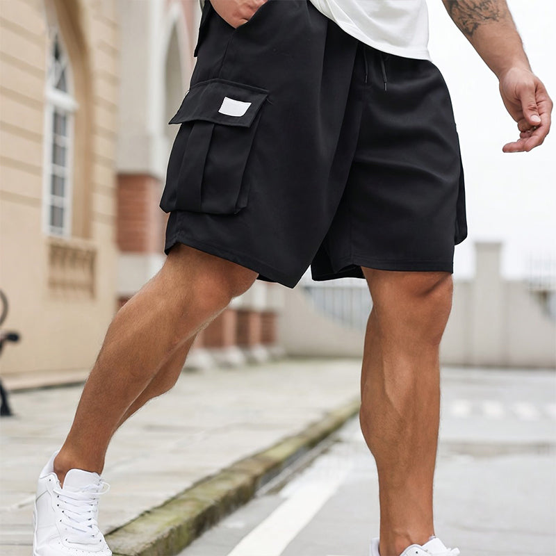 🩳50% DI SCONTO !!✨ Pantaloncini cargo casual da uomo – Tessuto traspirante, vita regolabile e tasche multiple – Un capo indispensabile per l'estate ☀️