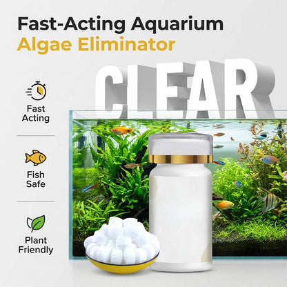 🐟💧 SCONTO DEL 50% 🔥 Rimedio efficace contro l'acqua verde e le alghe nell'acquario – acqua cristallina in poco tempo ✨