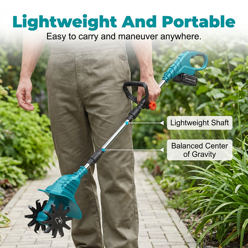 🌿50% DI SCONTO⚡ Motocoltivatore elettrico a batteria | Elevata potenza di zappatura · Impugnatura telescopica regolabile · Batteria a lunga durata · Lame resistenti · Giardinaggio facile