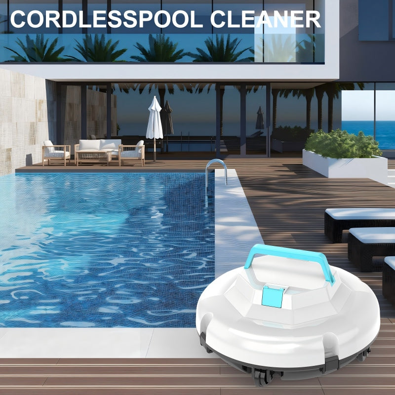 🤖SCONTO DEL 50%🌊 Robot pulitore per piscina | Senza fili · Elevata potenza di aspirazione · Navigazione intelligente · Avvio con un solo pulsante · Cestello filtro facile da rimuovere