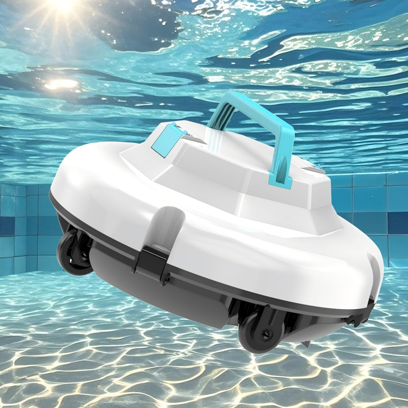 🤖SCONTO DEL 50%🌊 Robot pulitore per piscina | Senza fili · Elevata potenza di aspirazione · Navigazione intelligente · Avvio con un solo pulsante · Cestello filtro facile da rimuovere