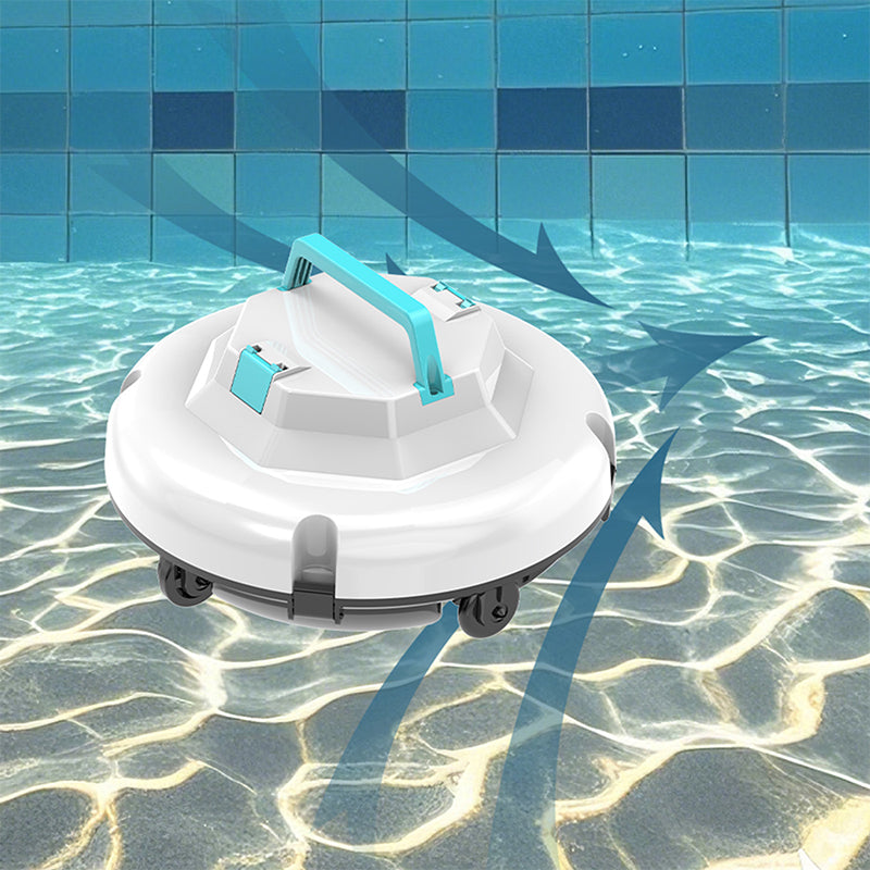 🤖SCONTO DEL 50%🌊 Robot pulitore per piscina | Senza fili · Elevata potenza di aspirazione · Navigazione intelligente · Avvio con un solo pulsante · Cestello filtro facile da rimuovere