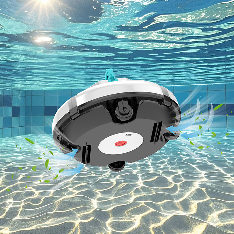 🤖SCONTO DEL 50%🌊 Robot pulitore per piscina | Senza fili · Elevata potenza di aspirazione · Navigazione intelligente · Avvio con un solo pulsante · Cestello filtro facile da rimuovere