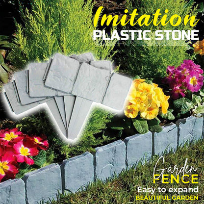 🏡 50% DI SCONTO! 🌿 Recinzione da giardino in pietra artificiale – Facile da installare, espandibile e dall'aspetto realistico ✨