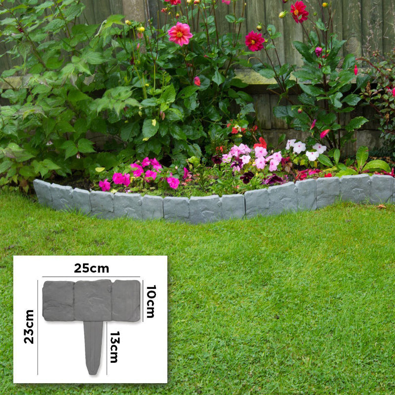 🏡 50% DI SCONTO! 🌿 Recinzione da giardino in pietra artificiale – Facile da installare, espandibile e dall'aspetto realistico ✨