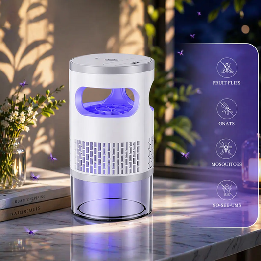 🦟 SCONTO DEL 50%! 🔮 Insetticida bionico a raggi UV – Insetticida, luce notturna e silenzioso – Senza sostanze chimiche – Sicuro per la camera da letto 🛌