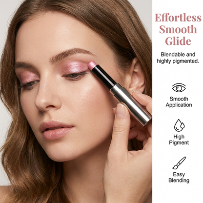 ✨50% DI SCONTO👁️ Ombretto in stick rotante | Brillantezza immediata · A lunga tenuta e a prova di sbavature · Morbido e scorrevole · Elevata resa cromatica · Non serve il pennello
