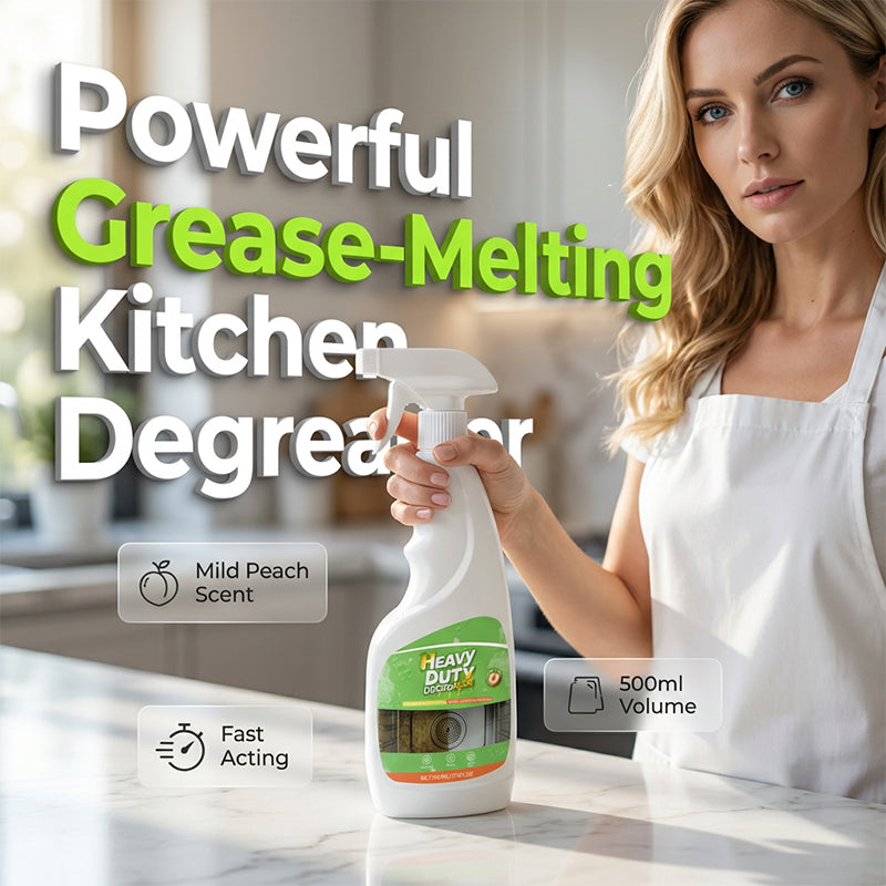 🔥 OFFERTA LAMPO – 50% DI SCONTO! 🧼 Spray sgrassatore potente per la cucina – elimina il grasso ostinato in un attimo! 💪🍳✨