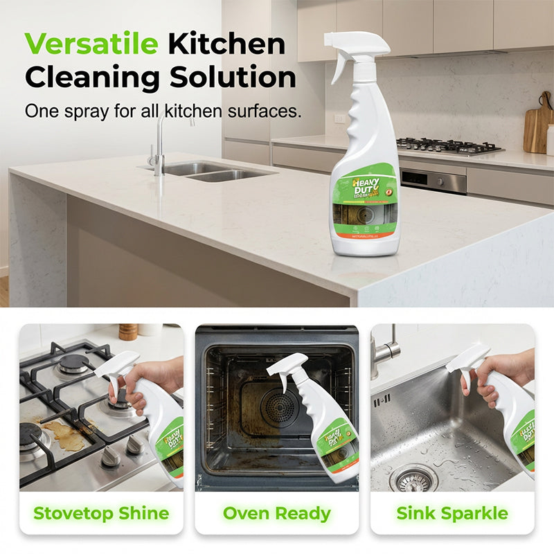 🔥 OFFERTA LAMPO – 50% DI SCONTO! 🧼 Spray sgrassatore potente per la cucina – elimina il grasso ostinato in un attimo! 💪🍳✨