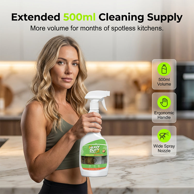 🔥 OFFERTA LAMPO – 50% DI SCONTO! 🧼 Spray sgrassatore potente per la cucina – elimina il grasso ostinato in un attimo! 💪🍳✨
