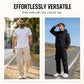 👖 SCONTO DEL 50% IN QUESTO MOMENTO! 🛠️ Pantaloni elasticizzati da uomo con tasche – Tasche multiple e coulisse in vita – Pantaloni casual dal taglio dritto – perfetti per il lavoro, i viaggi o le giornate attive 🏃‍♂️