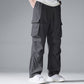 👖 SCONTO DEL 50% IN QUESTO MOMENTO! 🛠️ Pantaloni elasticizzati da uomo con tasche – Tasche multiple e coulisse in vita – Pantaloni casual dal taglio dritto – perfetti per il lavoro, i viaggi o le giornate attive 🏃‍♂️