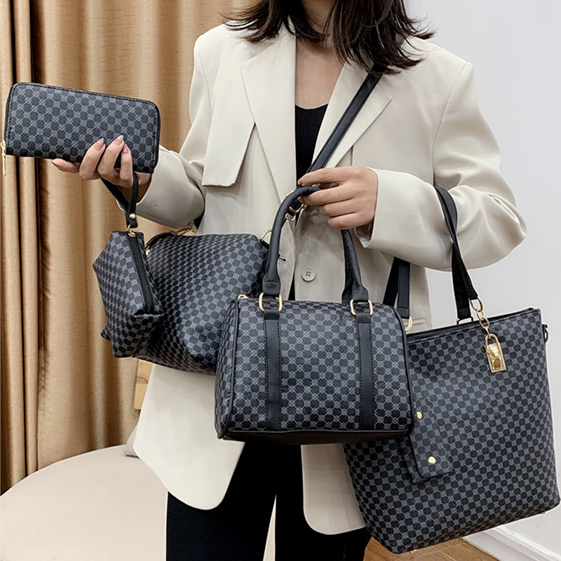 🔥ULTIMO GIORNO - 50% DI SCONTO👜 Set di 6 borse | ✨ Pelle sintetica di alta qualità · Classiche, resistenti e facili da pulire🎒
