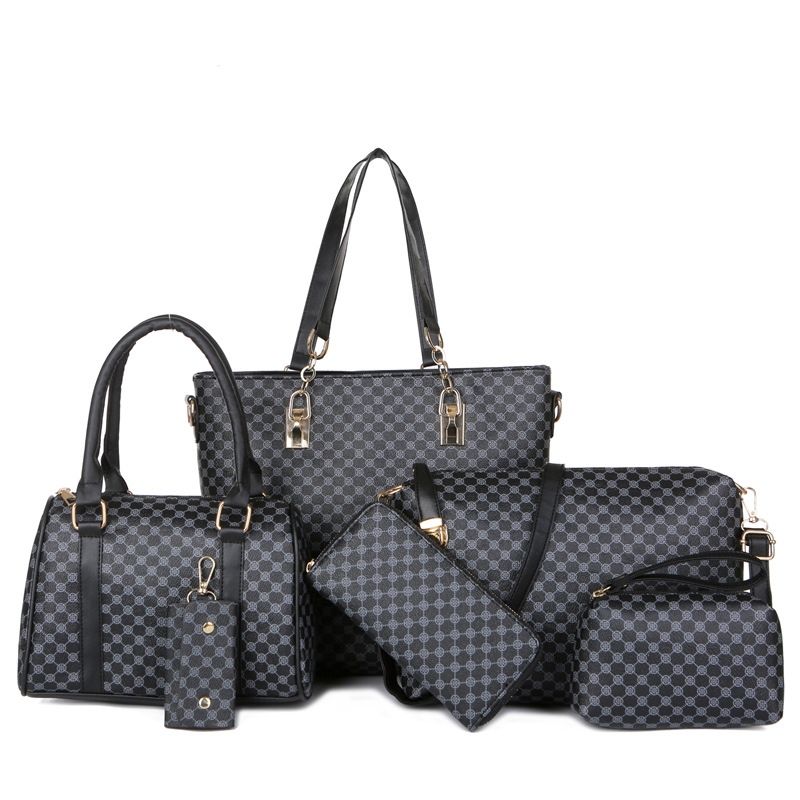 🔥ULTIMO GIORNO - 50% DI SCONTO👜 Set di 6 borse | ✨ Pelle sintetica di alta qualità · Classiche, resistenti e facili da pulire🎒