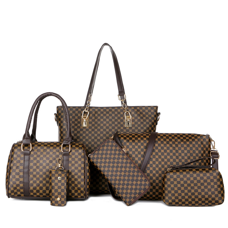 🔥ULTIMO GIORNO - 50% DI SCONTO👜 Set di 6 borse | ✨ Pelle sintetica di alta qualità · Classiche, resistenti e facili da pulire🎒