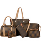 🔥ULTIMO GIORNO - 50% DI SCONTO👜 Set di 6 borse | ✨ Pelle sintetica di alta qualità · Classiche, resistenti e facili da pulire🎒