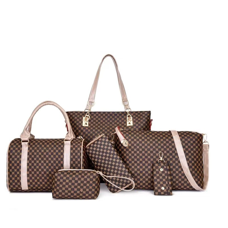 🔥ULTIMO GIORNO - 50% DI SCONTO👜 Set di 6 borse | ✨ Pelle sintetica di alta qualità · Classiche, resistenti e facili da pulire🎒