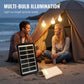 🔥ULTIMO GIORNO – 50% DI SCONTO⚡ Sistema di illuminazione solare multiplo💡 3 livelli di luminosità · 3 luci a LED (cavo da 2,8 metri), 🌧️ Funziona anche nelle giornate nuvolose