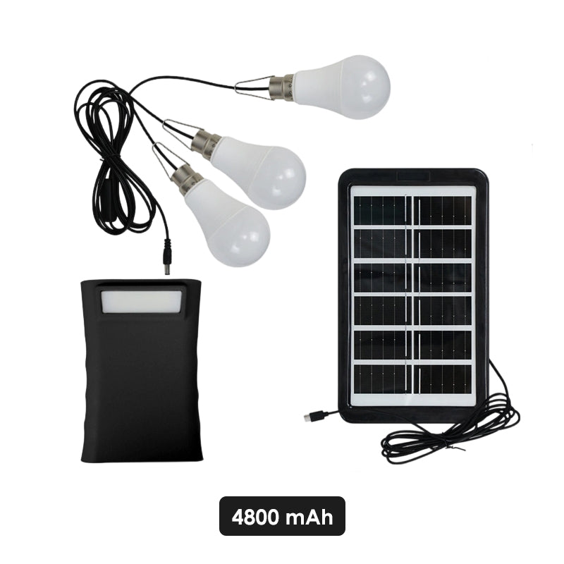 🔥ULTIMO GIORNO – 50% DI SCONTO⚡ Sistema di illuminazione solare multiplo💡 3 livelli di luminosità · 3 luci a LED (cavo da 2,8 metri), 🌧️ Funziona anche nelle giornate nuvolose