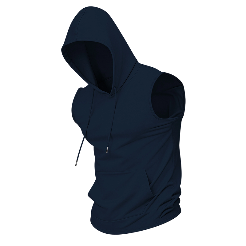 🔥 Felpa sportiva senza maniche con cappuccio 💧 Assorbe il sudore · Asciugatura rapida e resistenza agli sfregamenti 🧢 Cappuccio con protezione dai raggi solari e dal vento · 🏋️ Ideale per il sollevamento pesi, la corsa e il tempo libero