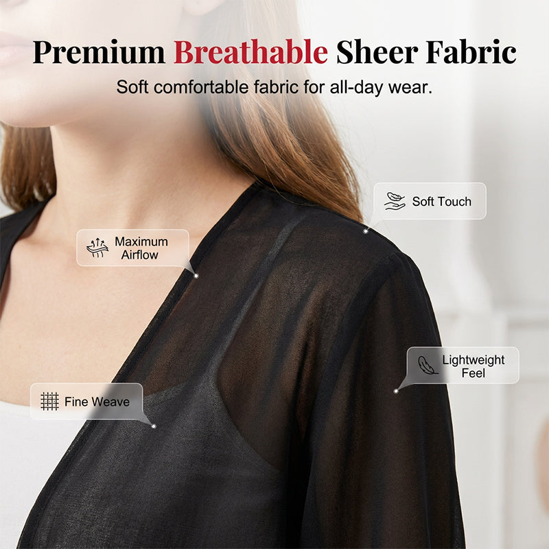 📢📢50% DI SCONTO !! ⏰Top corto da donna elegante in chiffon con lacci sul davanti
