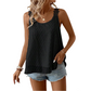👚 SCONTO DEL 50% IN QUESTO MOMENTO!🎀 Elegante canotta con spalline in pizzo a pois – Chiffon traspirante e vestibilità morbida – Un capo indispensabile per l'estate 🌸