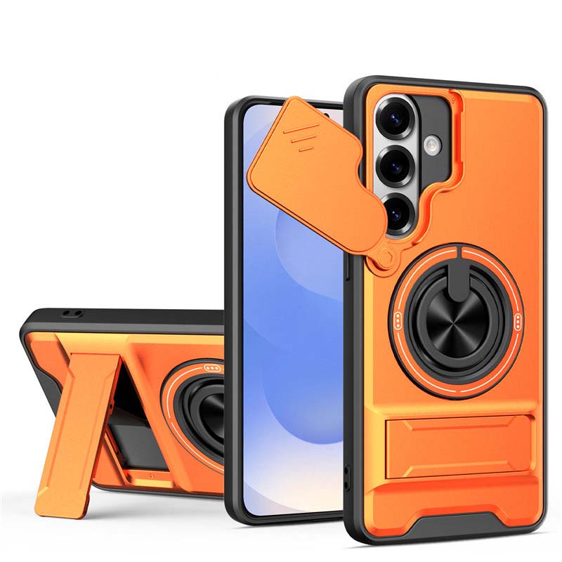 📱 OFFERTA A TEMPO LIMITATO: SCONTO DEL 50%! ✨ Custodia per cellulare Samsung – protezione estraibile per la fotocamera, anello girevole e attacco magnetico, protezione e stile perfetti 🔄