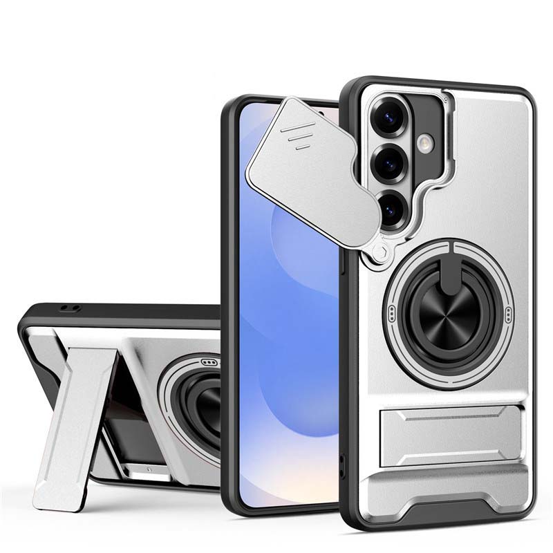 📱 OFFERTA A TEMPO LIMITATO: SCONTO DEL 50%! ✨ Custodia per cellulare Samsung – protezione estraibile per la fotocamera, anello girevole e attacco magnetico, protezione e stile perfetti 🔄