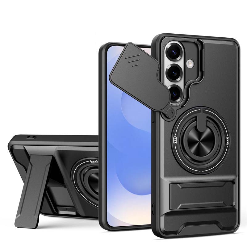 📱 OFFERTA A TEMPO LIMITATO: SCONTO DEL 50%! ✨ Custodia per cellulare Samsung – protezione estraibile per la fotocamera, anello girevole e attacco magnetico, protezione e stile perfetti 🔄