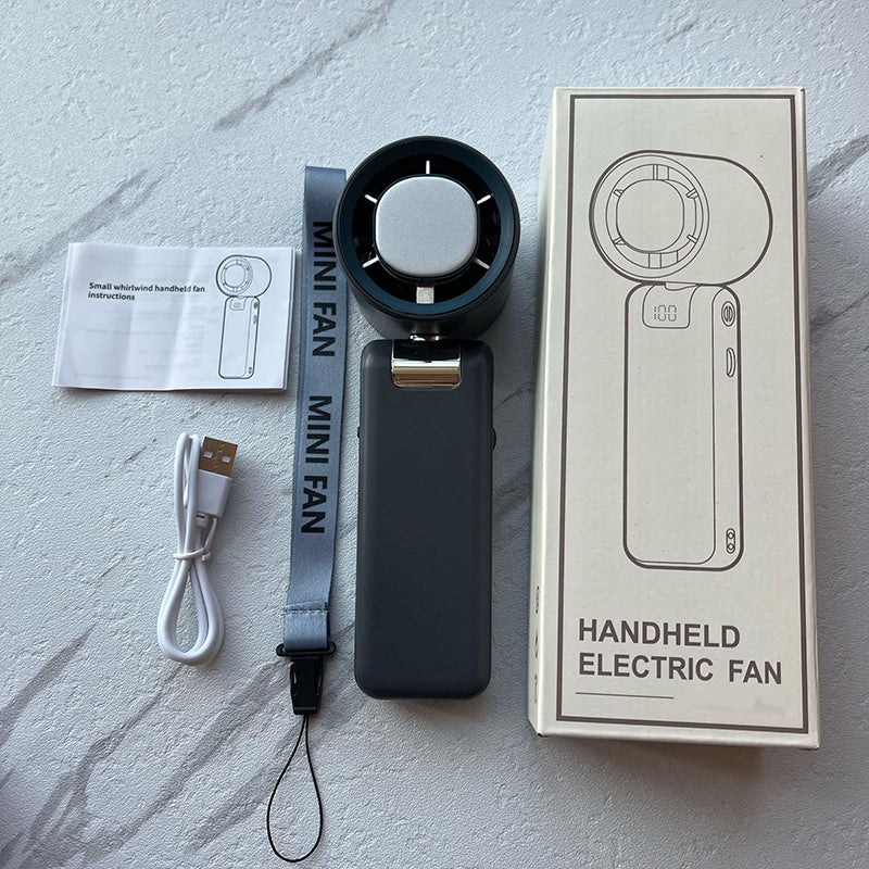 🔥50% DI SCONTO💨 Ventilatore pieghevole 3 in 1 ad alta velocità | Potente flusso d'aria❄️ 3 modalità di raffreddamento📊 Display digitale a LED📏
