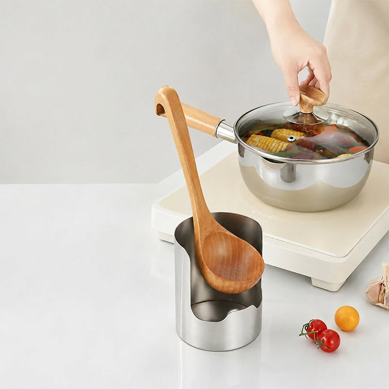 🍳 Organizer multifunzionale per utensili da cucina | Acciaio inossidabile ad alta resistenza per una maggiore robustezza · Design verticale salvaspazio · Facile da pulire e resistente all'olio