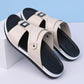 💨 Sandali slip-on traspiranti da uomo – morbida ecopelle, facili da abbinare per le giornate calde☀️