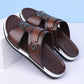 💨 Sandali slip-on traspiranti da uomo – morbida ecopelle, facili da abbinare per le giornate calde☀️