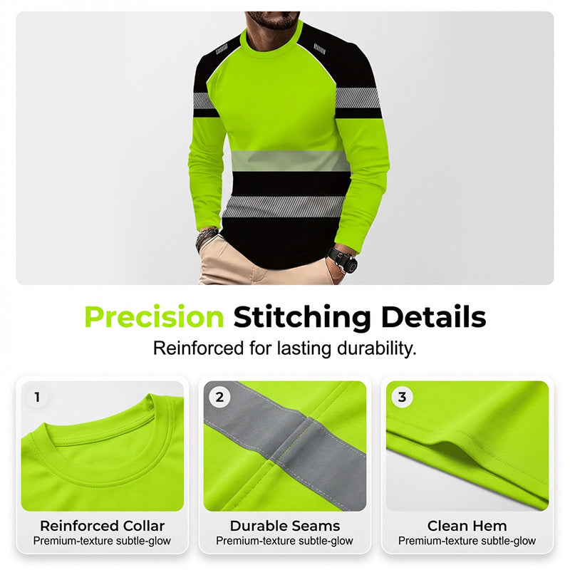👕50% DI SCONTO! 🏃‍♂️ Maglia a maniche lunghe sportiva da uomo – traspirante e con una stampa discreta – perfetta per le giornate attive, il jogging o il tempo libero – traspirante e comoda 🌿