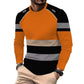 👕50% DI SCONTO! 🏃‍♂️ Maglia a maniche lunghe sportiva da uomo – traspirante e con una stampa discreta – perfetta per le giornate attive, il jogging o il tempo libero – traspirante e comoda 🌿