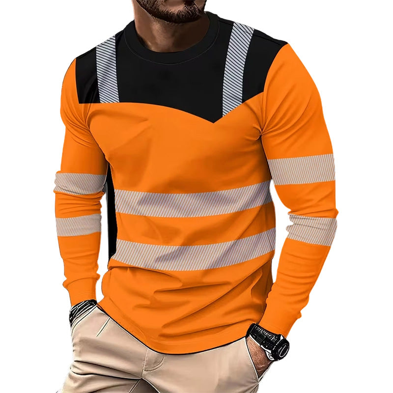👕50% DI SCONTO! 🏃‍♂️ Maglia a maniche lunghe sportiva da uomo – traspirante e con una stampa discreta – perfetta per le giornate attive, il jogging o il tempo libero – traspirante e comoda 🌿