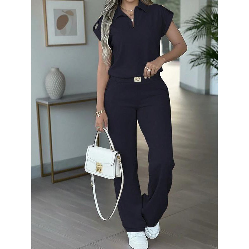 🔥👚50% DI SCONTO! Set da donna composto da top e pantaloni casual – un completo casual per la vita quotidiana, l'ufficio e i viaggi. 🌸💨