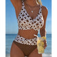 🌊Saldi estivi: 50% di sconto🏝️👙Set bikini a due pezzi da donna a vita alta🏖️