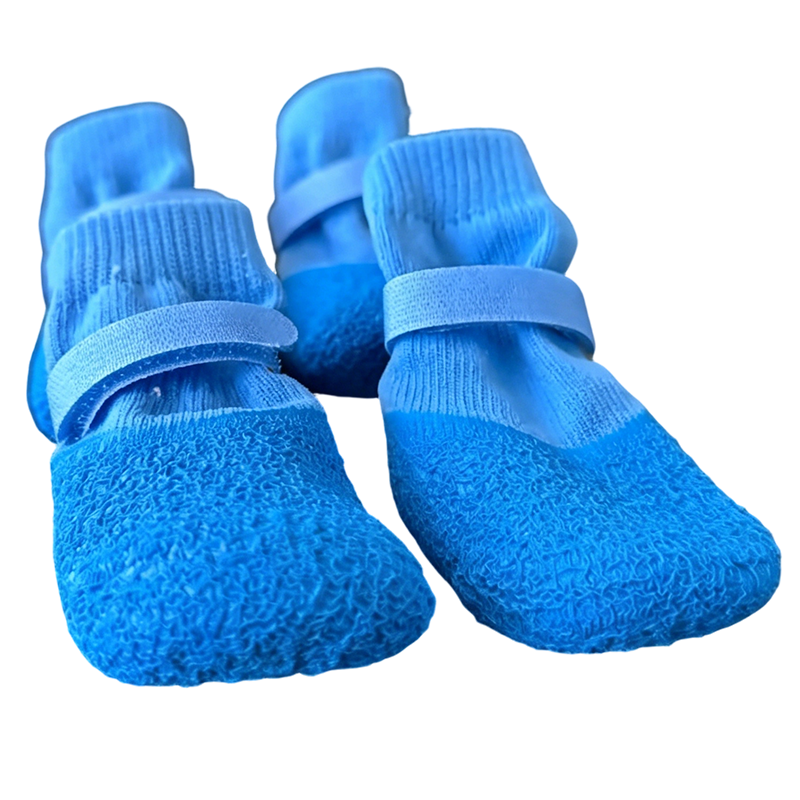 🐾 Scarpe impermeabili e antiscivolo per animali domestici | Protezione delle zampe resistente all'usura, al calore e al sale · Gomma testurizzata antiscivolo e anti-caduta