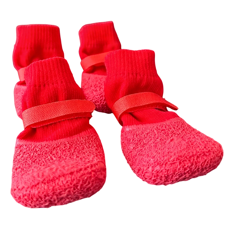 🐾 Scarpe impermeabili e antiscivolo per animali domestici | Protezione delle zampe resistente all'usura, al calore e al sale · Gomma testurizzata antiscivolo e anti-caduta