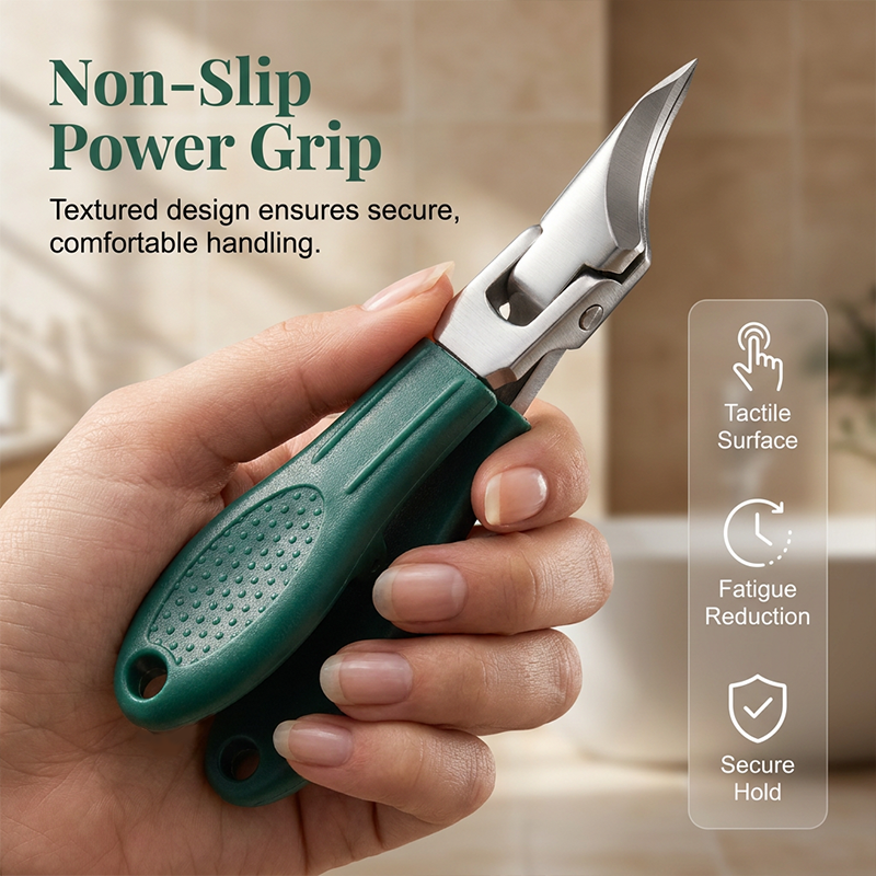 ✂️ Set da tre pezzi per la cura precisa delle unghie dei piedi | Lama ricurva per prevenire le screpolature - Lima bifacciale per levigare le sbavature | 🏃‍ Cura a casa - Da portare in viaggio