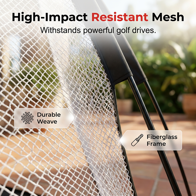 🏌️ Rete da allenamento da golf portatile | Tessuto resistente agli urti ad alta resistenza · Feedback preciso sul punto di impatto · Pieghevole e facile da riporre | Cortile/giardino/vialetto · Esercitazioni di swing al chiuso e all'aperto
