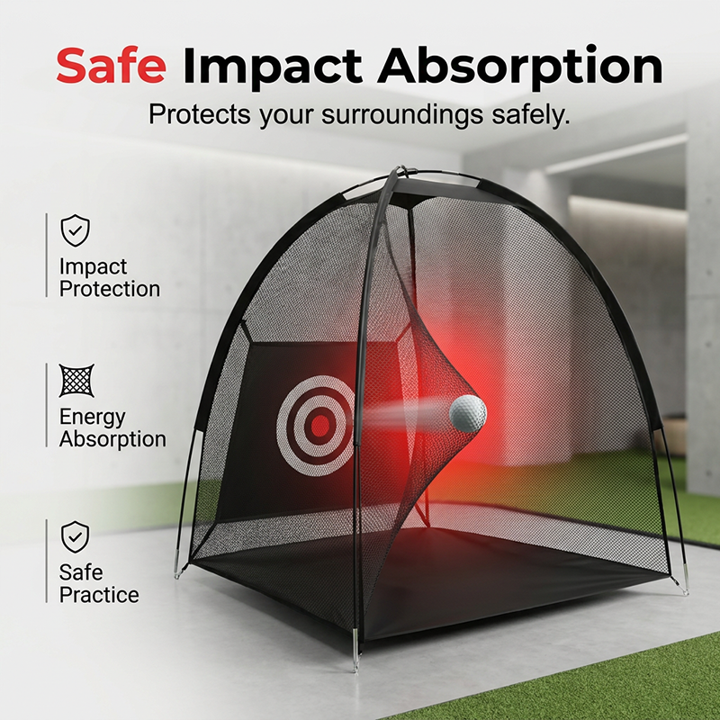 🏌️ Rete da allenamento da golf portatile | Tessuto resistente agli urti ad alta resistenza · Feedback preciso sul punto di impatto · Pieghevole e facile da riporre | Cortile/giardino/vialetto · Esercitazioni di swing al chiuso e all'aperto